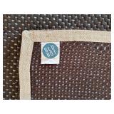 LL - Blu Dot Brown Woven Area Rug 112in x 72in
