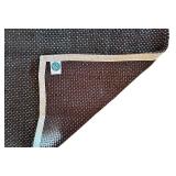 LL - Blu Dot Brown Woven Area Rug 112in x 72in