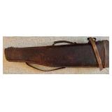 LL - Vintage Leather Shotgun Case 27 Inches with Strap