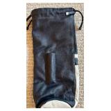 LL - Deluxe Wine Gift Set with Wooden Box and Black-White Wine Bag