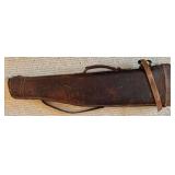 LL - Vintage 20th Century Leather Gun Case