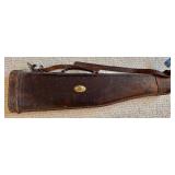 LL - Vintage 20th Century Leather Gun Case