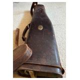 LL - Vintage 20th Century Leather Gun Case