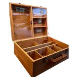LL - The Tying Box Benchworks Wooden Fly Tying Organizer Case