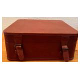 LL - Pottery Barn Vintage Leather Travel Cocktail Kit and Deluxe Wine Gift Set