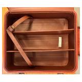 LL - Pottery Barn Vintage Leather Travel Cocktail Kit and Deluxe Wine Gift Set