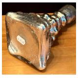 LL - Christmas Decor Set with Mercury Glass Candle Holders, Tabletop Tree, and Silver Orbs