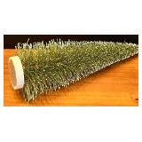 LL - Christmas Decor Set with Mercury Glass Candle Holders, Tabletop Tree, and Silver Orbs