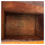 LL - Pair of Vintage Leather Tool Totes