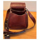 LL - Pair of Vintage Leather Tool Totes