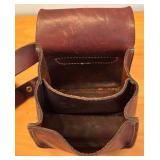 LL - Pair of Vintage Leather Tool Totes
