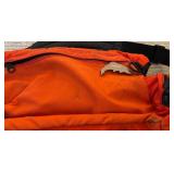 LL - Hunting Gear Lot: Simms Bag, Field & Stream Sleeping Bag, Aqua Quest Tarp, Backpack Tent, and Accessories