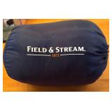 LL - Hunting Gear Lot: Simms Bag, Field & Stream Sleeping Bag, Aqua Quest Tarp, Backpack Tent, and Accessories