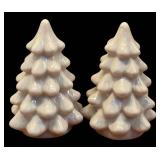 LL - Christmas Decor Set with Porcelain Angel Ornaments, Miniature Trees, and Advent Calendar