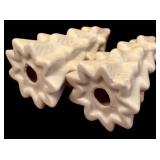 LL - Christmas Decor Set with Porcelain Angel Ornaments, Miniature Trees, and Advent Calendar