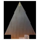 LL - Christmas Decor Set with Porcelain Angel Ornaments, Miniature Trees, and Advent Calendar