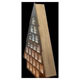 LL - Christmas Decor Set with Porcelain Angel Ornaments, Miniature Trees, and Advent Calendar