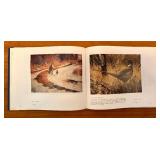 LL - Set of 4 Vintage Art Coffee Table Books Featuring Sporting and Watercolor Art