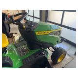 John Deere S170 Riding Lawn Tractor with Bagger Attachment