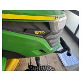 John Deere S170 Riding Lawn Tractor with Bagger Attachment