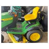 John Deere S170 Riding Lawn Tractor with Bagger Attachment