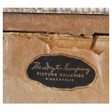 Framed 1920 Everett Henry Print: First Intercollegiate Championship Football Game Yale vs Princeton