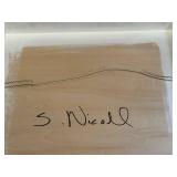 Suzanne Nicoll Framed Abstract Oil Painting