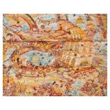 Hermes Les Folies du Faubourg Silk Scarf with Box