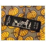 Hermes Paris 100% Silk Tie and Pocket Square