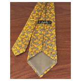 Hermes Paris 100% Silk Tie and Pocket Square