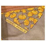 Hermes Paris 100% Silk Tie and Pocket Square