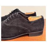 Prada Black Suede Oxford Dress Shoes