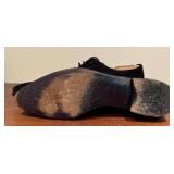 Prada Black Suede Oxford Dress Shoes