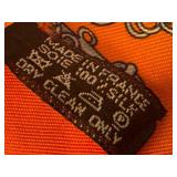 Hermes Paris Mors et Filets 100% Silk Pocket Scarf / Square