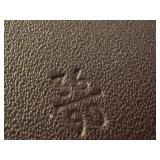 Prada Black Leather Belt with Rectangular Silver Buckle