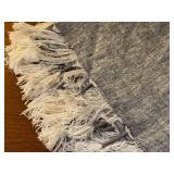 Serena & Lily Woven Throw Blanket with Fringed Edges