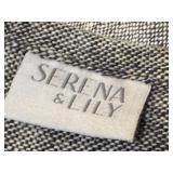 Serena & Lily Woven Throw Blanket with Fringed Edges
