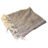 Serena & Lily Woven Throw Blanket with Fringed Edges