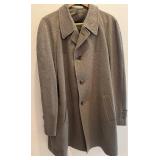 Joseph Abboud Twill Wool Overcoat Size 42L