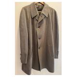 Joseph Abboud Twill Wool Overcoat Size 42L