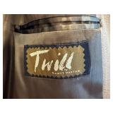 Joseph Abboud Twill Wool Overcoat Size 42L