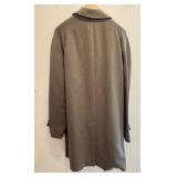 Joseph Abboud Twill Wool Overcoat Size 42L