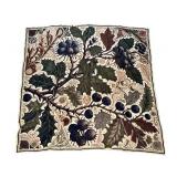 100% Silk Scarf with Botanical Print
