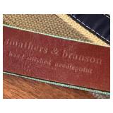 Set of 3 Fish-Themed Needlepoint and Canvas Belts by Zep-Pro and Smathers & Branson