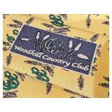 Vineyard Vines Woodhill Country Club Collection Ties and Leather Belt Set