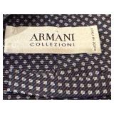 Set of 2 Giorgio Armani Silk Ties Made in Italy