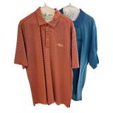 Set of 3 Woodhill Country Club Striped Polo Shirts Assorted Brands and Sizes