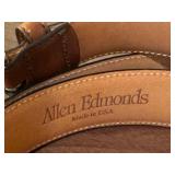 Allen Edmonds Cognac Leather Belt Size 38