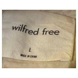 Wilfred Free Merino Wool Cotton Blend Shirt Jacket Size Large