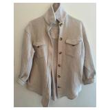 Wilfred Free Merino Wool Cotton Blend Shirt Jacket Size Large